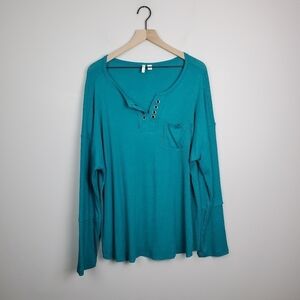Cato Teal Long Sleeve 18/20W